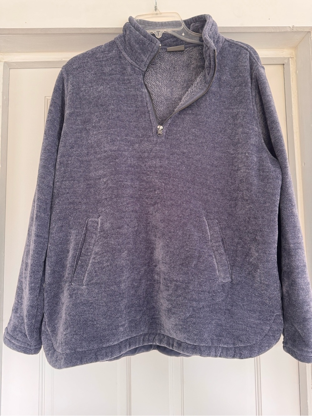 Women's Plush Half-Zip Pullover Sweater